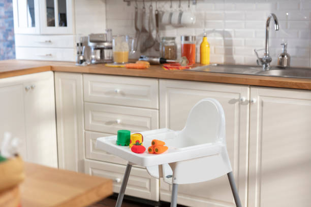 Baby  Steel With Plastic Chair 